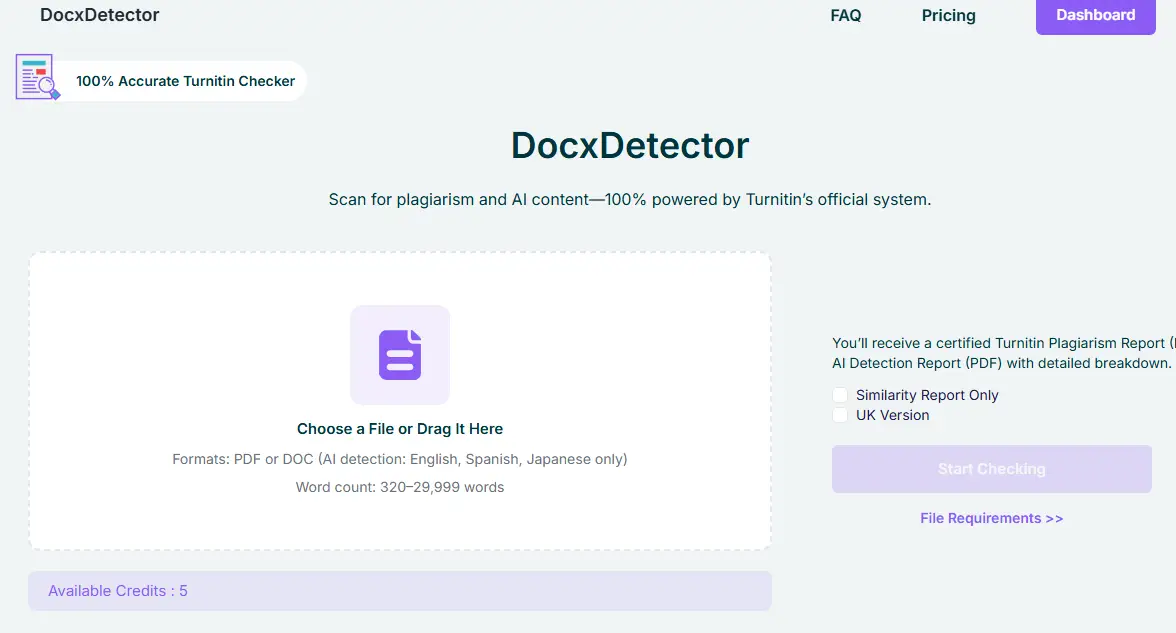 docxdetector pruduct