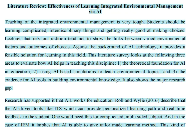 Turnitin fake report Sample 2