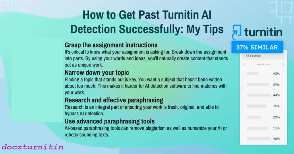 Past Turnitin Ai Detection Tips